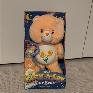 Care Bears Glow-A-Lot Friend Bear Plush - Peach